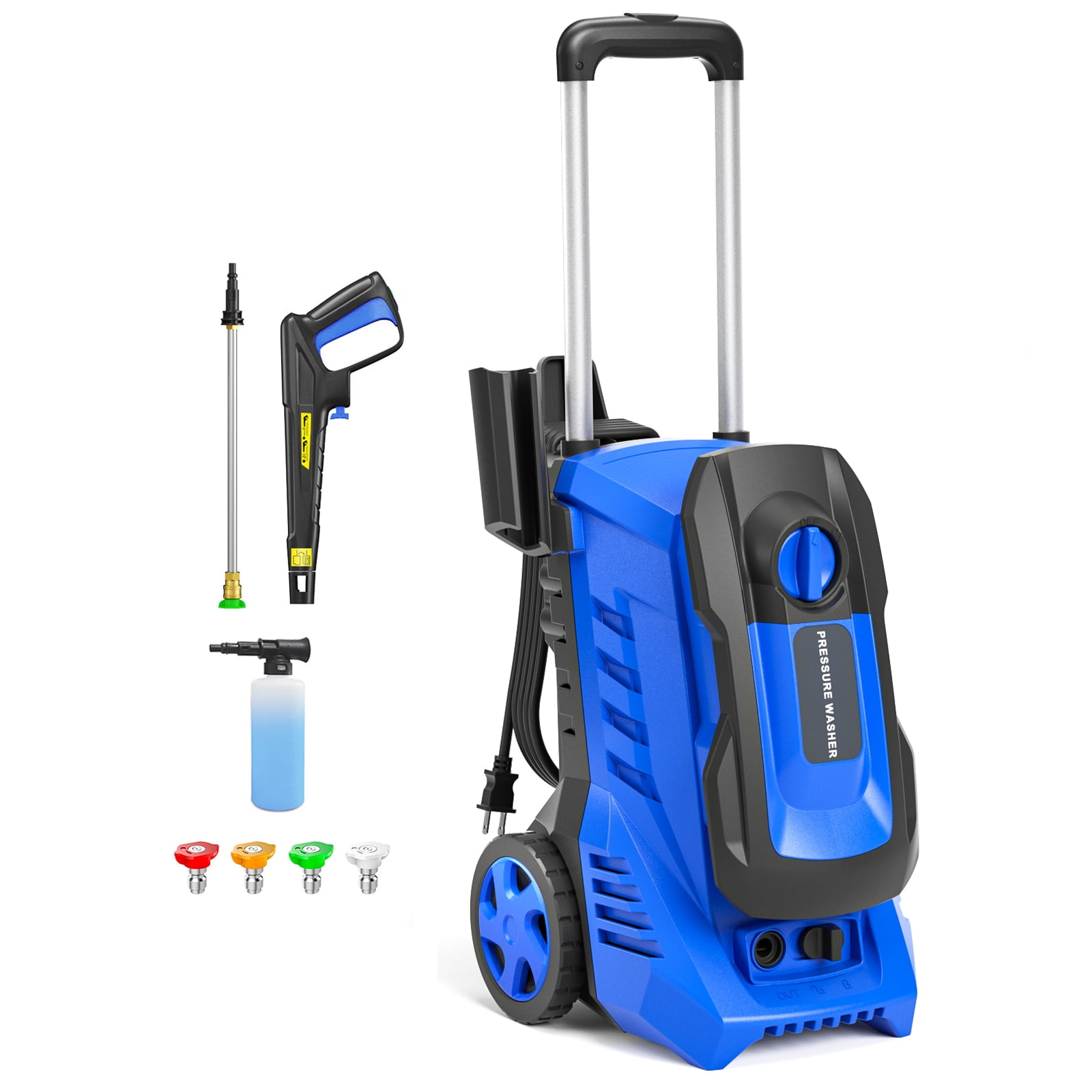 Electric Pressure Washer 4200 PSI, Max. 2.8 GPM Power Washer 25 ft Hose ...