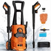 Electric Pressure Washer, 4200PSI Portable Power Washer, Hidrolavadora with Adjustable Nozzle Angle, for Cars, Driveways