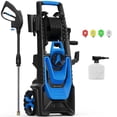 thumbnail image 1 of Electric Pressure Washer, 4800 PSI 3.0 GPM Power Washer with Foam Cannon, High Pressure Cleaning Machine with 35 FT Power Cord and 20 FT Hose, Hose Reel, 4 Connect Nozzles for Car/Patio/Fences, 1 of 7
