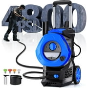 Electric Pressure Washer 4800 PSI 3.5 GPM, 2000W High Pressure Power Washer with 4 Nozzles & Foam Cannon, Portable Cleaner for Car, Driveway, Patio, Fence, Outdoor Cleaning