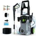thumbnail image 1 of Electric Pressure Washer,5000PSI Max 3.0 GPM Portable Power Washer with 25FT Cord,23FT Hose,4 Quick Nozzles,Foam Cannon for Car,Garden, Patio, 1 of 9