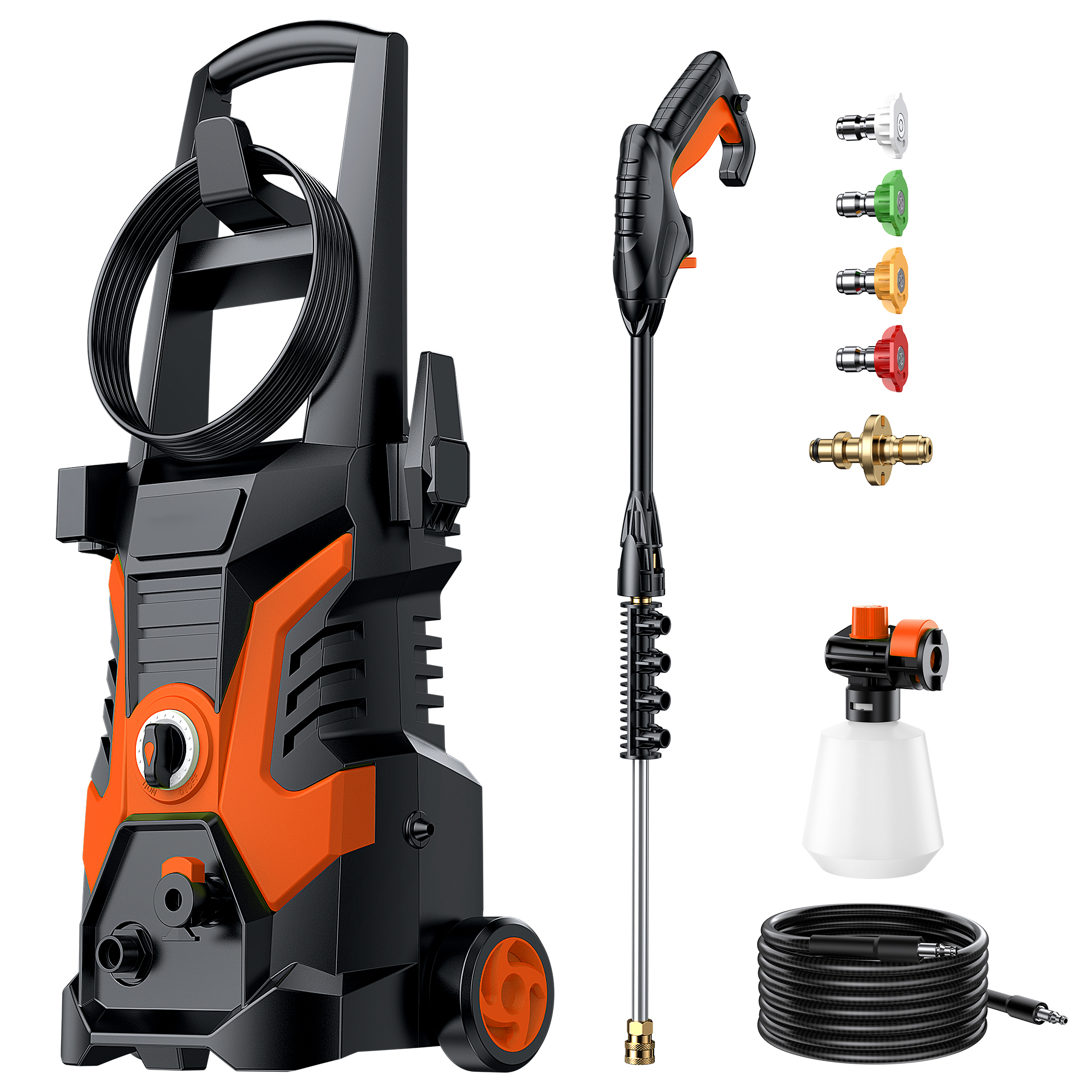 Electric Pressure Washer,Yisufo 2500 PSI Pressure Cleaner Wash Machine