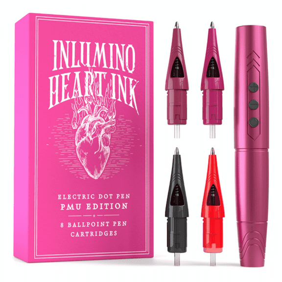 PMU Practice Pen Wireless Precision Training Tool with 8 Ballpoint Cartridges Includes 2 Batteries & Magnetic Case