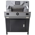 thumbnail image 1 of Electric Program Control Paper Cutting Machine Paper Guillotine Cutter 110V 1.18-20.47in Cut Width, 1 of 10