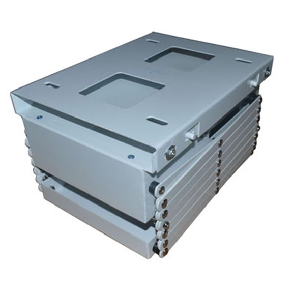 Electric Projector Bracket Motorized Lift Adjustable Wireless Control Light Grey 110V 1.5m