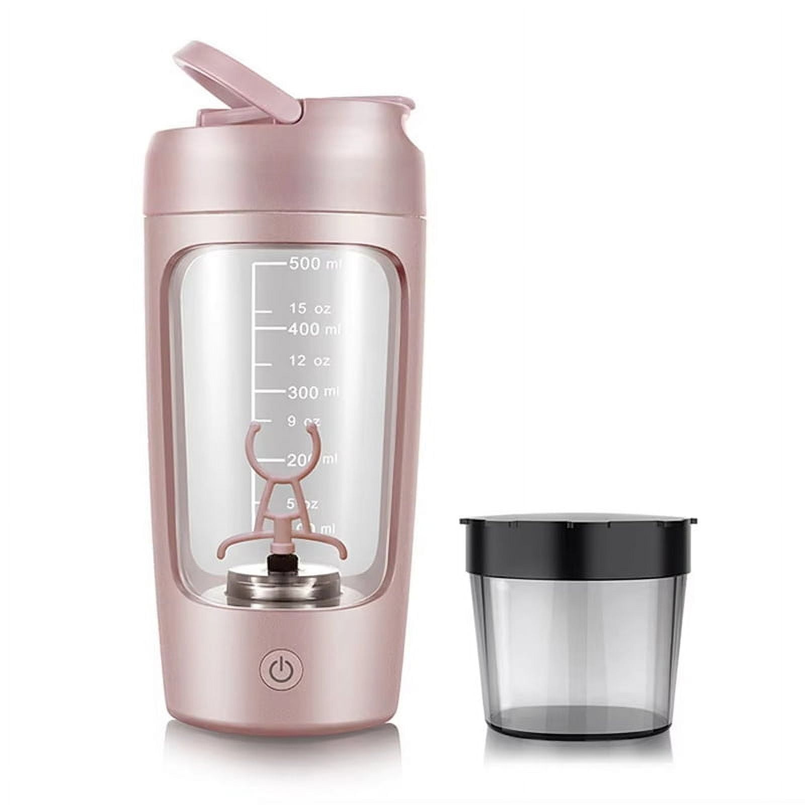 Electric Protein  Portable 1200mAh Rechargeable Blender Cup Automatic Self Stirring Mug Mixing Cups Pink