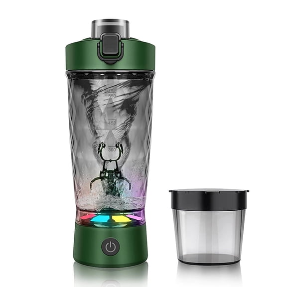 Electric Protein Shaker Bottle Shakes Mixer Portable Pre Workout Self Mixing Cup Made With Tritan 22oz