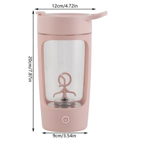 Electric Protein Shaker Bottle, | Tritan | Bpa Free| Blender Bottles 22oz Rechargeable Vortex Portable Mixer, Self Stirring Cup, Auto Mixing Mug For Coffee (Pink)