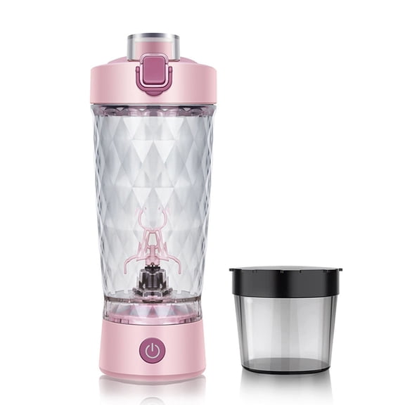 Electric Protein Shaker Cup Automatic Mixing Bottle Rechargeable USB Powered Vortex Blender Portable Supplement Mixer Spill Resistant Design