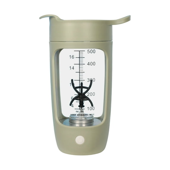 Electric Protein Shaker Cup with USB Charging, Automatic Mixing, Large Capacity Blender for Coffee, Protein Powder, Smoothies, Portable and Leak-Proof Design (600ml)