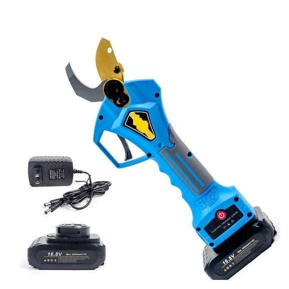 Electric Pruning Shears 400W Brushless Cordless Pruner Lithium Powered Fruit Tree Bonsai Pruning With 2 Battery ,Easy to Operate