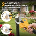 thumbnail image 1 of Electric Pruning Shears Cordless with 2 Inch Cutting Diameter, Brushless Motor & 2×2.0Ah Batteries for Tree Branches, 1 of 7