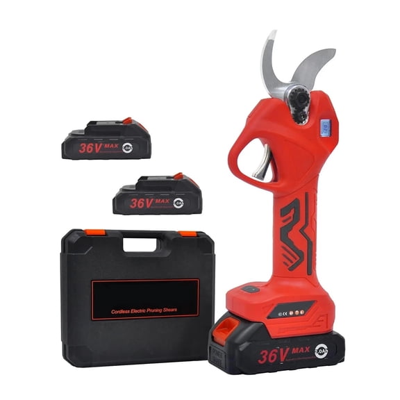 Electric Pruning Shears for Bushes, Tree Branch, Limb, Cordless Electric Pruner with 2 Lithium Battery, 6-7 Working Hours, 1.2in