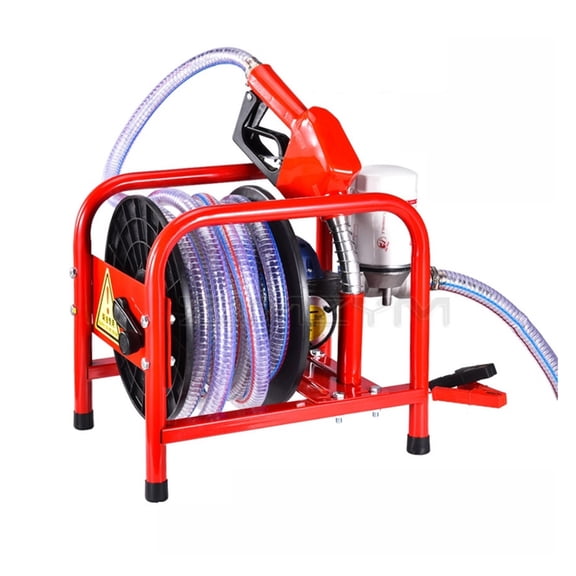 Electric Pump 12V/24V 580W Volt Pump Self-priming Pump High Power Refueling Gun Metering Refueling Machine 30-50L
