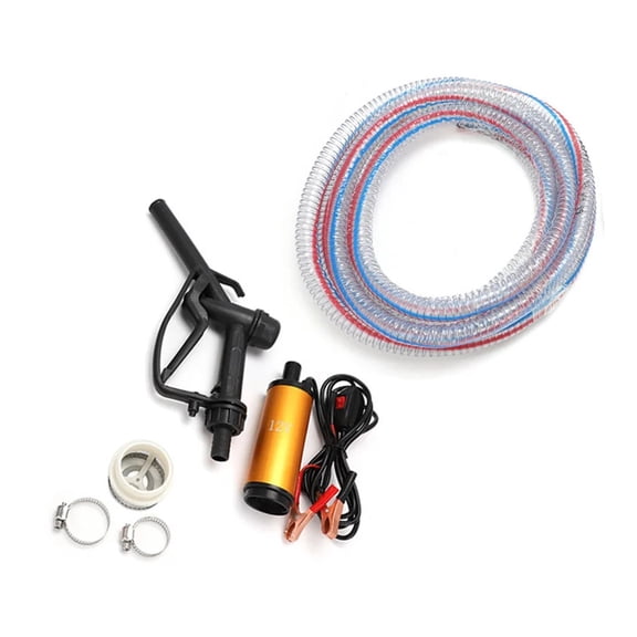 Electric Pumping Pump, Refueling Dispenser Antiseptic Refueling Machine Set, 12V Pump Fuel Dispenser Fuel Gun Set ,Easy to Use