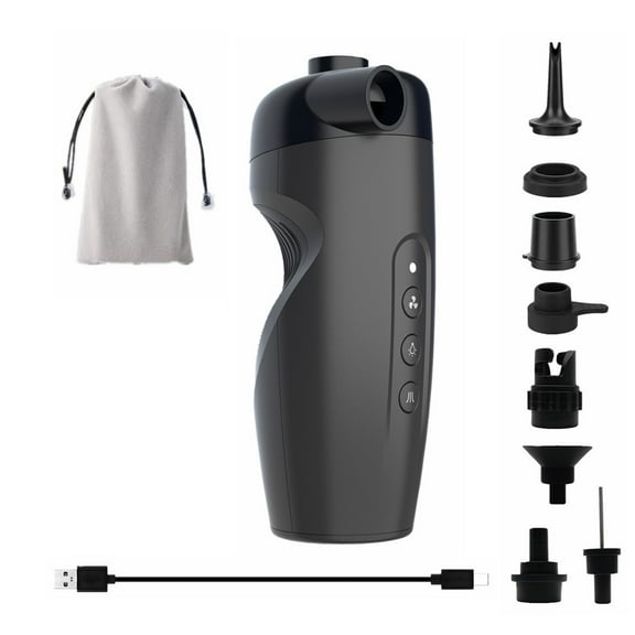 Electric Pumps USB Powered Air Inflator Double Function Fit for Water Sport Equipment Fast Inflation and Deflation Needs