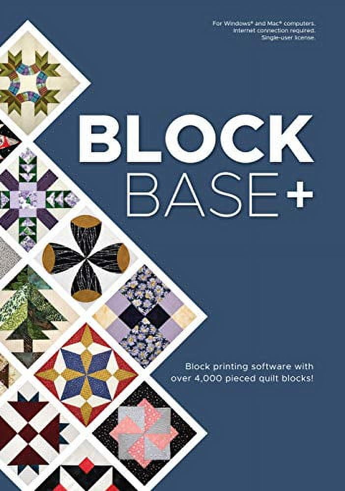 Electric Quilt Blockbase+ Software-For Mac And Windows