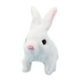 Electric Rabbit Toy Plush Bunny Battery Operated Hopping Animal Rabbit ...