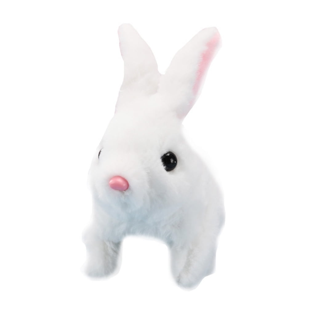 Electric Rabbit Rabits Electric Rabbit Toy Plush Bunny Battery Operated Hopping Animal Rabbit ...