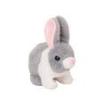 thumbnail image 1 of Electric Rabbit Toys Plush Toy Educational Stuffed Animal for Party Favor Gray White, 1 of 8