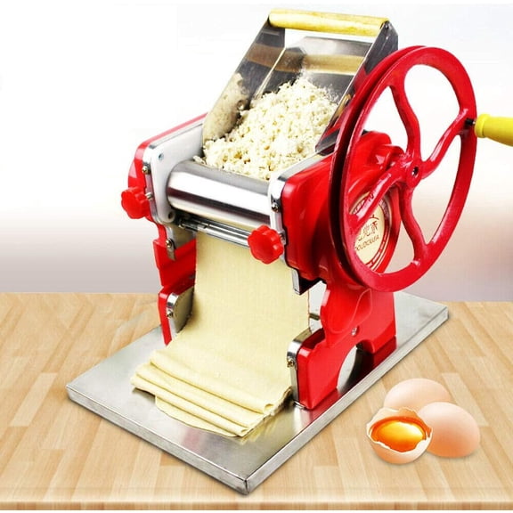 Electric Ramen Noodle Machine 90W Dual Mode Manual Motorized Adjustable Thickness for Spaghetti Noodles