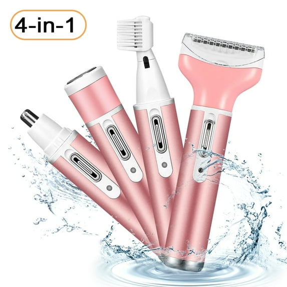 Electric Razor, IPX7 Waterproof Men's Electric Shaver Cordless Facial Foil Shaver Dry Wet Beard Trimmer USB Quick Charging w/ Pop-up Trimmer & LED Display & Charging Stand for Shaving Husband Dad