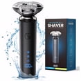 thumbnail image 1 of Electric Razor for Men, Men's Electric Shaver, 3-Blade Rotary Shaving System, Waterproof Wet Dry Cordless Razor, Touch Switch, Type-C Fast Charging, Digital Display, Travel Lock, 60+ Minutes Run Time, 1 of 8