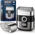 thumbnail interactive-video image 1 of FDDAI Electric Razor for Men Rechargeable – Compact Foil Shaver with 8000RPM Motor, IPX7 Waterproof, USB C Cordless Beard Trimmer – Portable Mini Electric Shaver for Travel, Face & Head, 1 of 8
