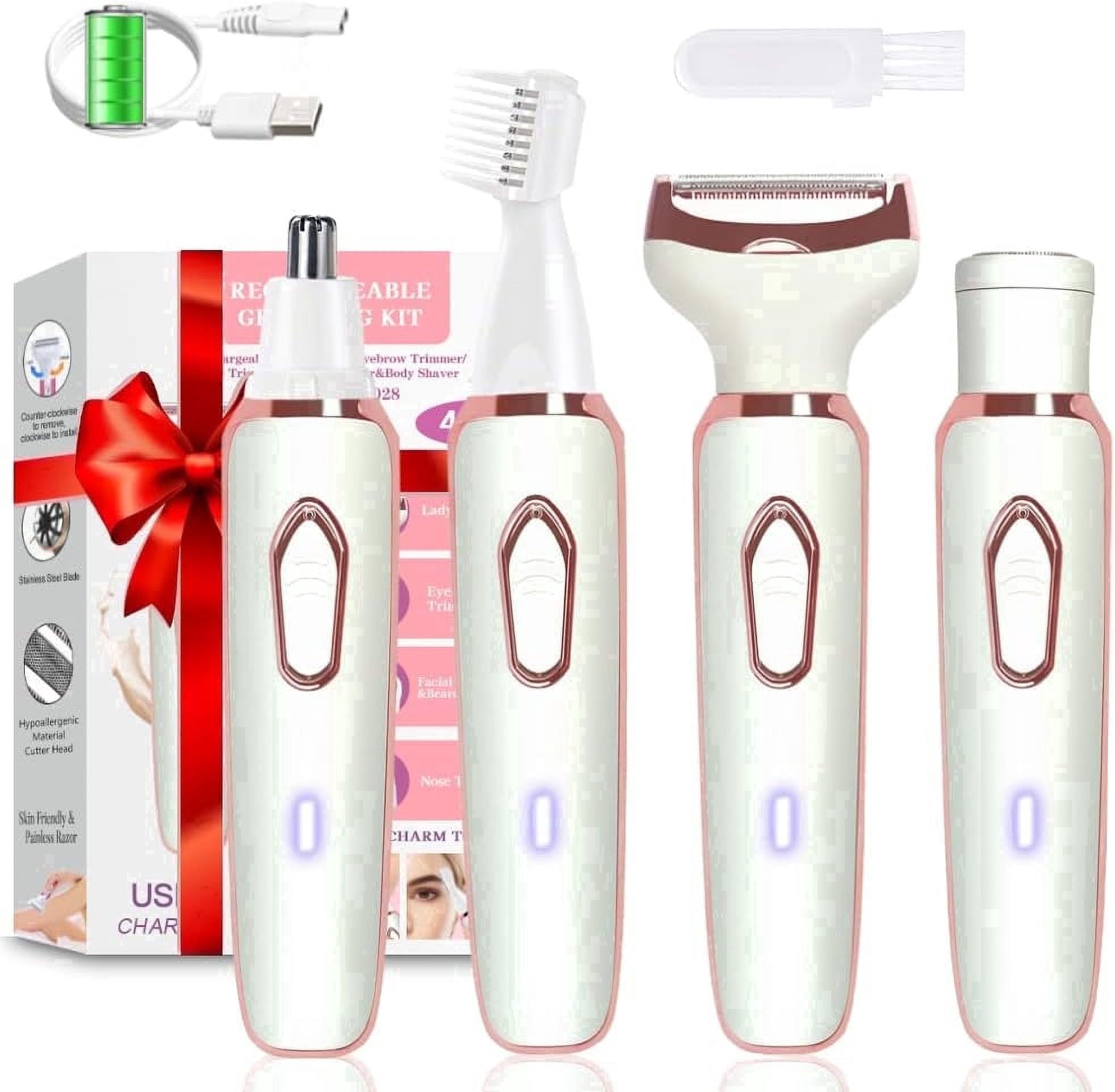Walmart Elec Razor 4 in 1 Electric Razor for Women, Personal Groomer, Waterproof Shaving ...