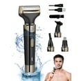 thumbnail image 1 of Fixdono Electric Razor for Men, 4 in 1 Electric Shaver Painless, Wet & Dry, Waterproof Rechargeable, Black, 1 of 8