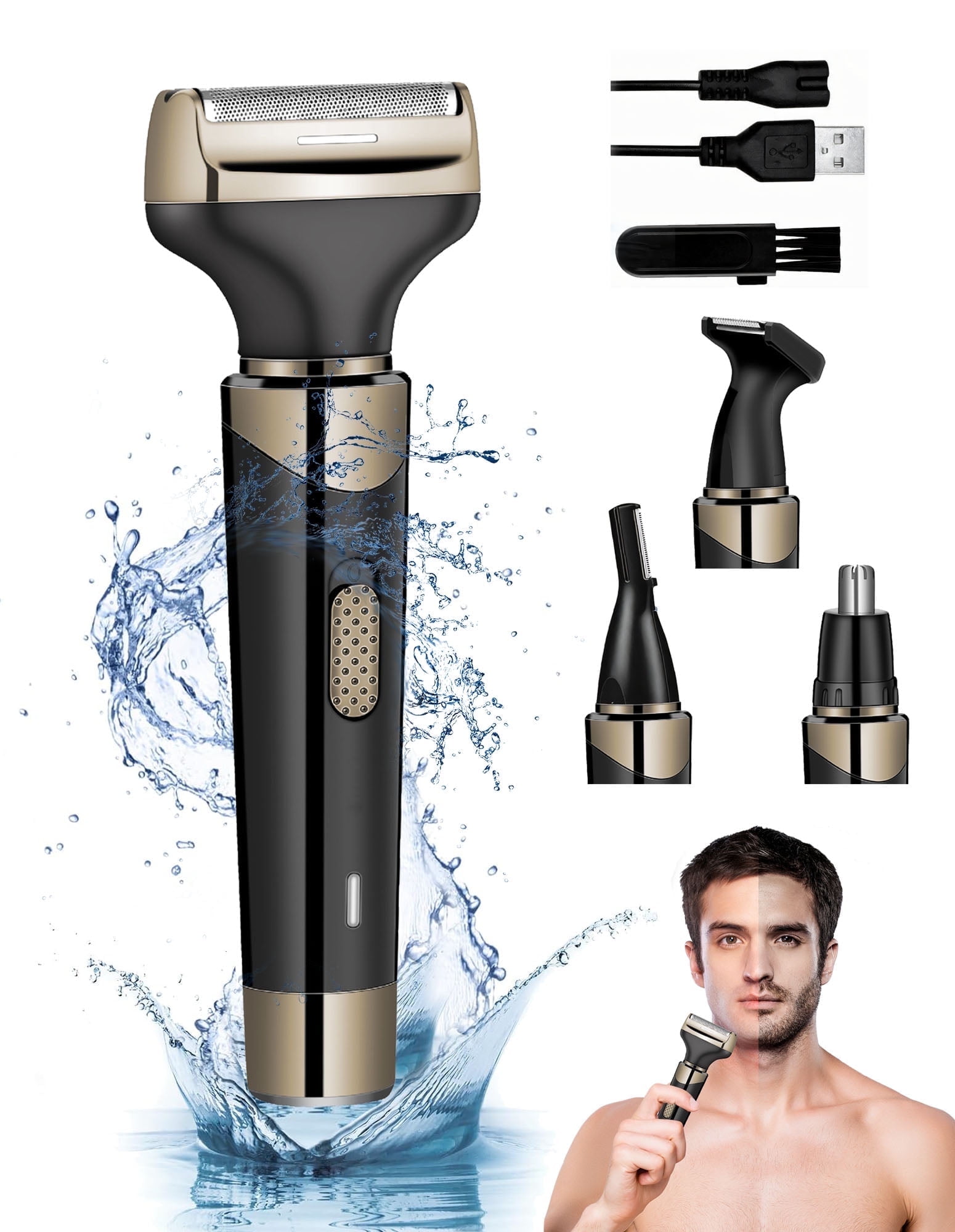 Multipurpose Men's Grooming Kit Electric Razor, Kuwait Ubuy