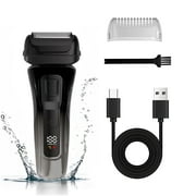 Electric Razor for Men - Cordless Foil Shaver with Pop-Up Trimmer, Lightweight Handheld Design Hair Trimmer with LED Display
