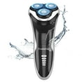 thumbnail image 1 of Electric Razor for Men, SweetLF [New] IPX7 Waterproof Electric Shaver for Men (Plus 3 Blades) with Pop-up Beard Trimmer, Gift for Father's Day, Black, 1 of 8