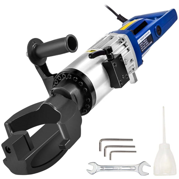 Electric Rebar Bender 1200W, 1/4''-7/8'' Portable Hydraulic Rebar Bending Tool 110V, 5-Second 0-90 Degree Steel Bar Bender for Construction