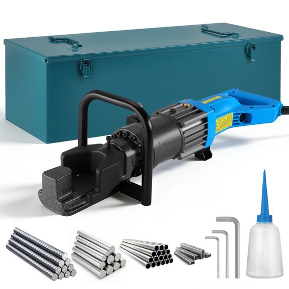 Electric Rebar Bender 1400 W Hydraulic Rebar Bending Machine Max16 mm Rebar within 4-5s Easy Bending Rebar Steel Bar