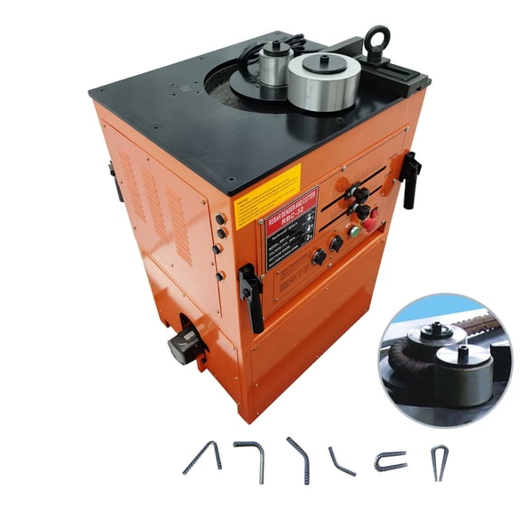 Electric Rebar Bending Machine 6-32mm 0-180 Bender with Cutting Function