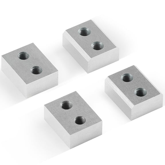 Electric Rebar Cutter Blade 6PCS 25mm 1 Inch Cutting Diameter HRC58-60 Hard Hydraulic Rebar Blade Replacement Jaw Blades with 12 Hexagon Screws and 12 Spring Washers for Model RC-25