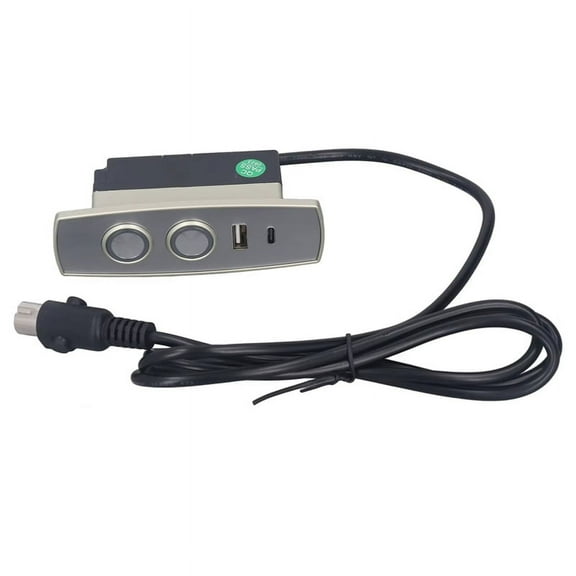 Electric Recliner Controller ABS 2 Button 5 Pin Straight Connectors Sofa Lift Chair Hand Control Switch