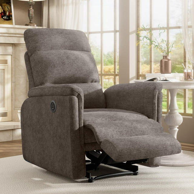 Electric Recliner chair, Ergonomic Adjustable Power Recliner with USB