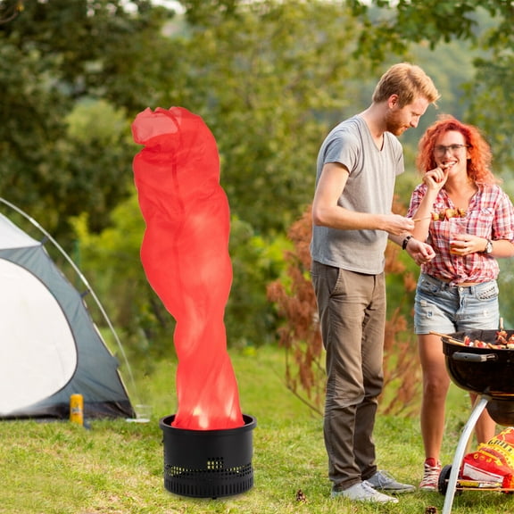 Electric Red Flame Light Simulated Campfire Light Fake Flame Lamp Effect Decor