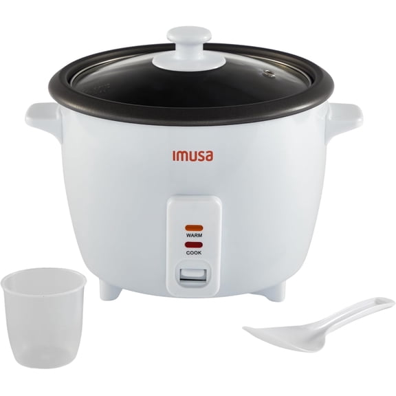 Electric Rice Cooker 10 Cup Cooked 5 Cup Uncooked Ceramic Nonstick Pot, Multi Cooker for Rice, Quinoa, Oatmeal, Stew Keep Warm Compact for Kitchen Dorm RV