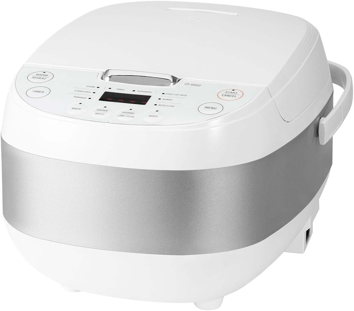 Electric Rice Cooker 10 Menu Options Oatmeal Brown Rice & More Touch ...
