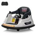 thumbnail image 1 of Electric Ride On Toddler Bumper Car, 12V Kids Bumper Car, Realistic 360° Spin, Parental Remote Control, Led Lights, Indoor & Outdoor Fun for 18+ Months Kids, 1 of 7