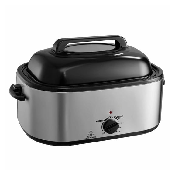 Electric Roaster Oven 26QT, Turkey Roaster with Self-Basting Lid, 1450W Defrost & Warm, Adjustable Temp, Removable Pan/Rack, Fits Up to 30lbs Turkey