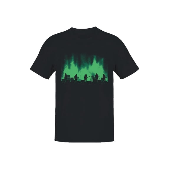 Electric Rock Concert Silhouette Men's T-shirt