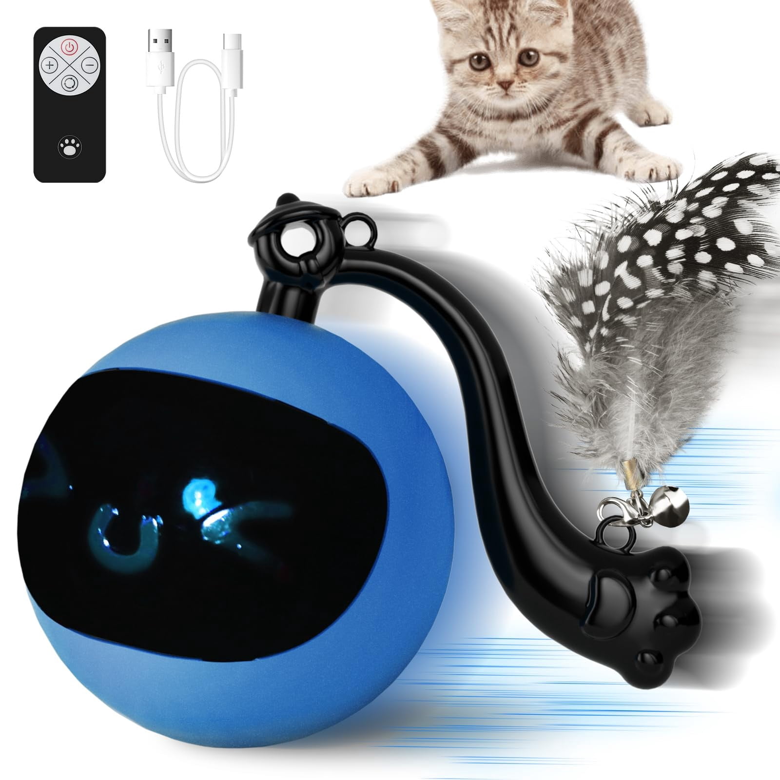 30 Bolas De Felpa Para Gatos - 3 Cm, Colores Surtidos, Juguete Interactivo Suave Y Silencioso