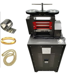 Electric Rolling Mill For Jewelry Gold Making Flake Machine Smooth Roller Soft Metal Working Machine