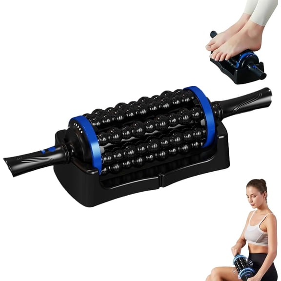 Electric Percussion Massager with Hands-Free Stand, 5 Speeds Adjustable Intensity, Rechargeable Fascia Roller(Q)