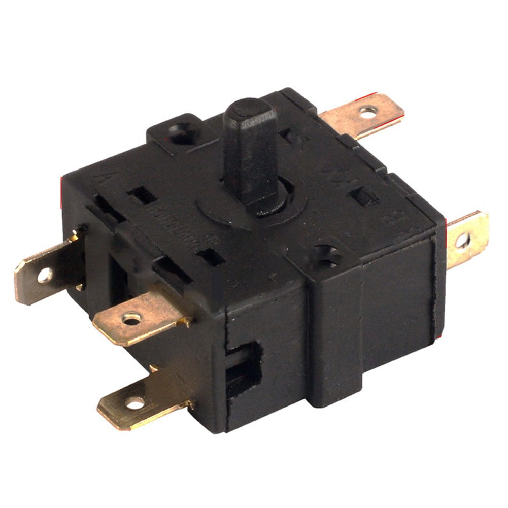 Electric Room Heater 3 Pin 5Pin Rotary Switch Selector AC250V 16A