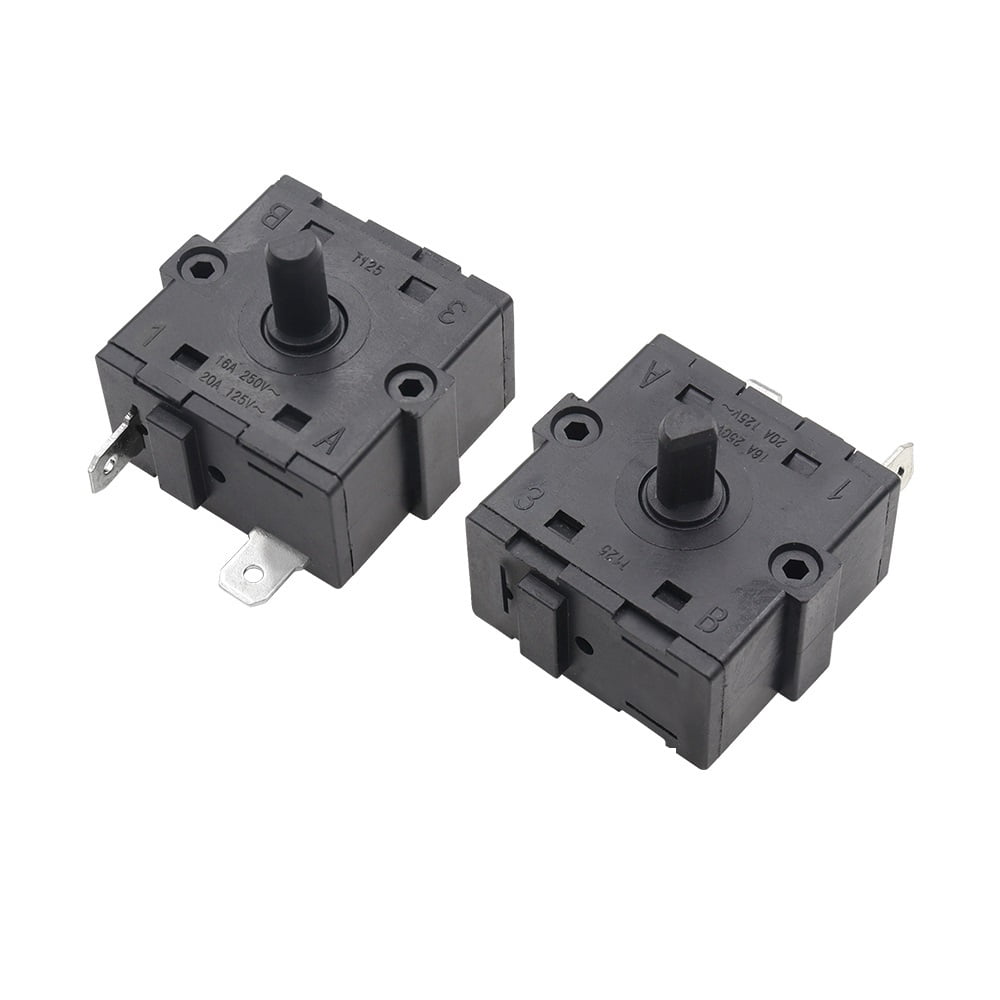 Electric Radiator Wall Switch Electric Room Heater Position 2Pin 3Pin 5Pin Rotary Switch Selector AC ...